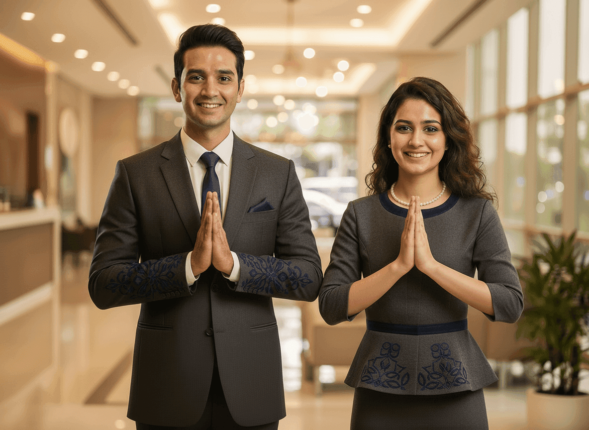 Hotel staff uniform manufacturer India